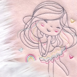 Embroidery file "rainbow girl" 13*18