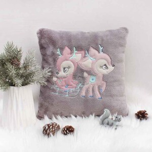 Embroidery file &quot;SchneeKitz&quot; Appli 18*30