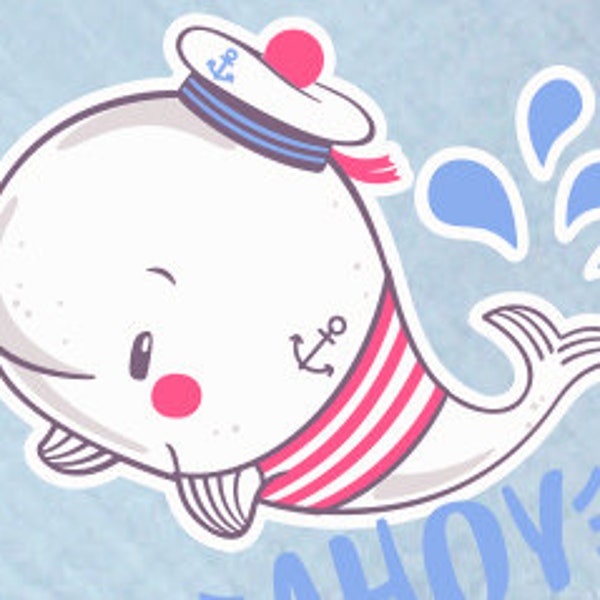 Plotterdatei „Whale Ahoy"