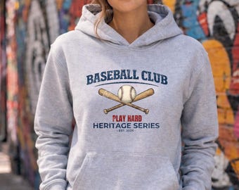 Baseball Club Sweatshirt - heritage series - unisex - vintage sports sweatshirt - Legacy Athletics - sport sweatshirt - baseball style tee - sweatshirt