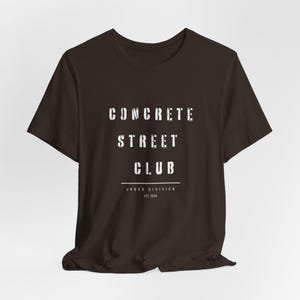Concrete Street Club T-Shirt, Urban Streetwear Tee, Minimal Graphic Shirt, EST 2026 Clothing, City Style Tee, urban streetwear image 5