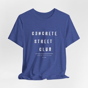 Concrete Street Club T-Shirt, Urban Streetwear Tee, Minimal Graphic Shirt, EST 2026 Clothing, City Style Tee, urban streetwear image 13
