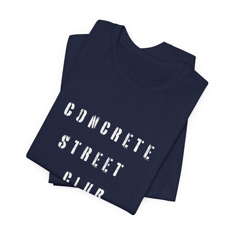 Concrete Street Club T-Shirt, Urban Streetwear Tee, Minimal Graphic Shirt, EST 2026 Clothing, City Style Tee, urban streetwear image 9