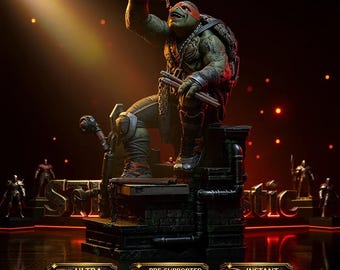 Michelangelo Ninja Turtle Pizza Lover Bust | 3D Print STL Model (Digital Download)