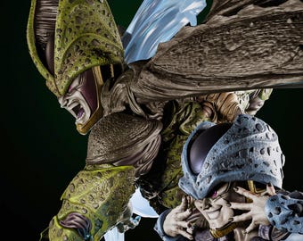 Bio-Organic Warrior - Anime Diorama STL | Fullsize + Bust