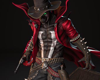 Spawn Cowboy STL | Fullsize + Bust