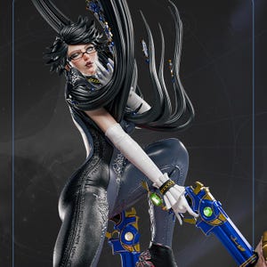 Bayonetta Video Game STL File | Fullsize + Bust