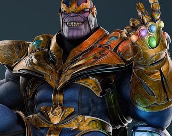 Thanos - Marvel Villain STL | Fullsize + Bust