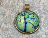 Tree Of Life Green - Pendant