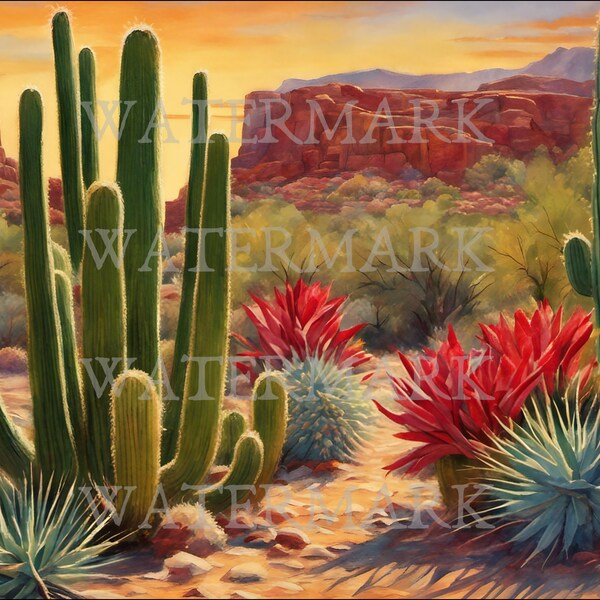 Digital Download Arizona Desert Scene} Local Arizona Etsy Seller