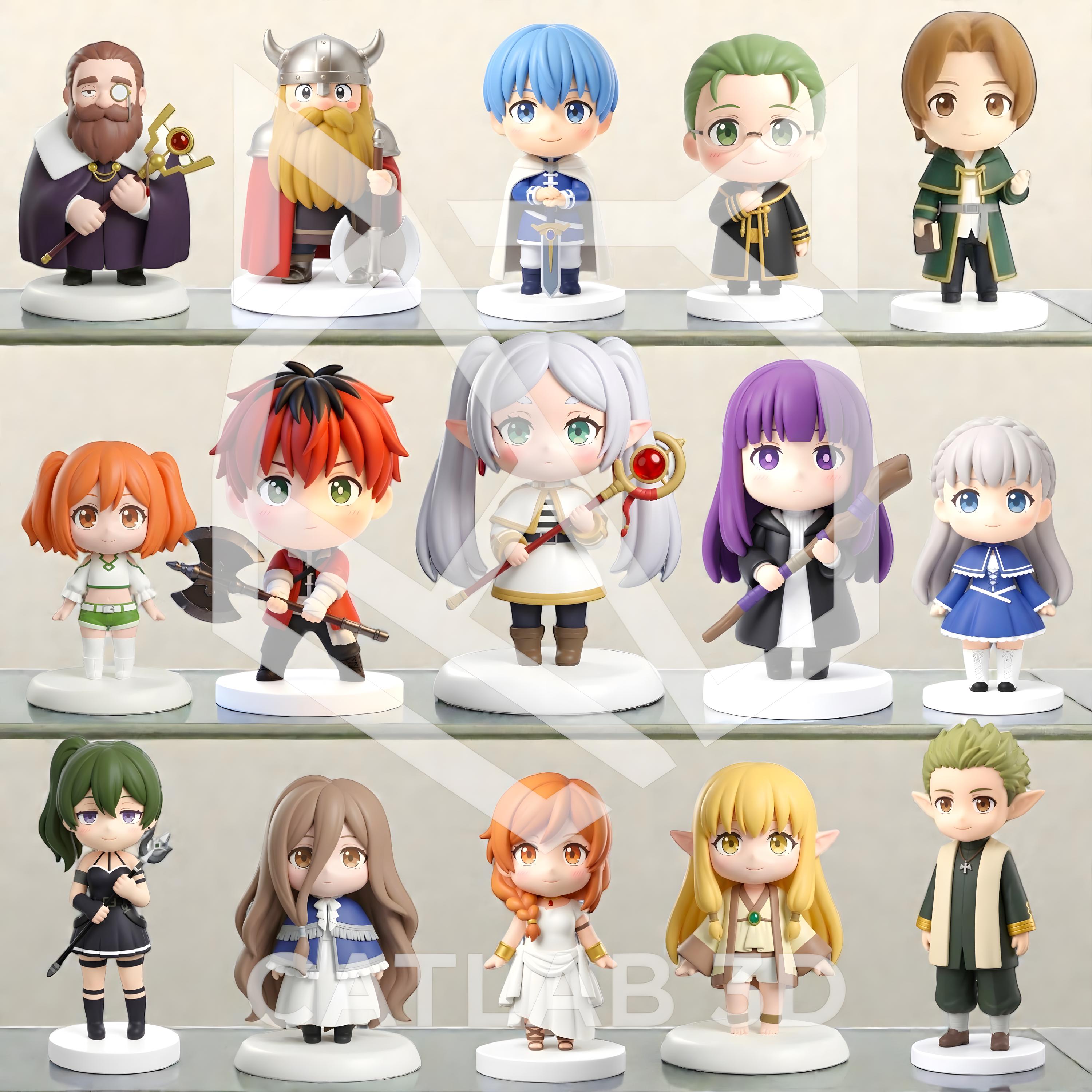 Season 1 Chibi Character Pack I Anime Figure 3D STL Bundle I Digital ...
