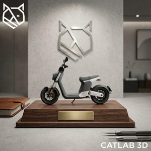 Electric Motorcycle STL | E Bike Model | 3D Printable Motorbike | Digital File