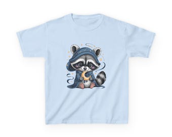 Hooded raccoon children's T-shirt