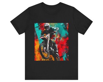 Motocross Rider T-Shirt, Dirt Bike Racing Tee, Off Road Motorcycle Shirt, MX Rider Graphic Tee, Motocross Fan Gift