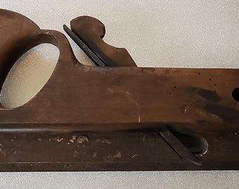 Cepillo de moldeado de madera antiguo