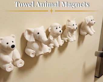 Cruise Towel Animal Magnet | Ship Souvenir, Sail away Gift