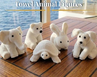 Cruise Towel Animal Figurine | Collectible Souvenir Figures