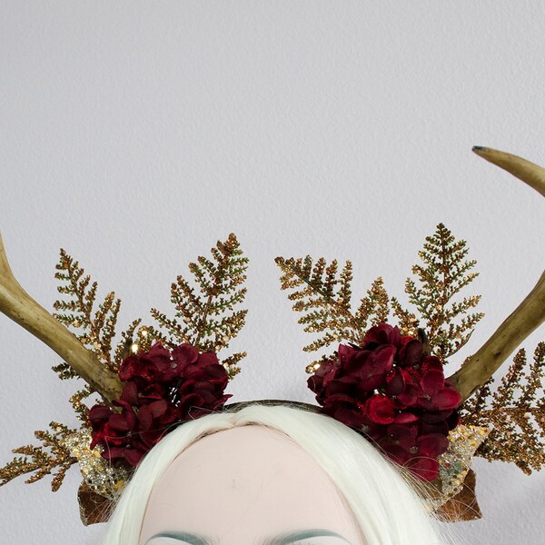 Antler headdress - fawn costume crown