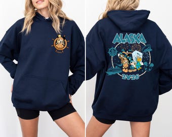 Alaska Cruise Crew Shirt, Mickey Friends Family Vacation Tee