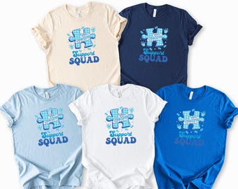 Custom Autism Awareness Shirt, In April We Wear Blue, Support Autism Tee