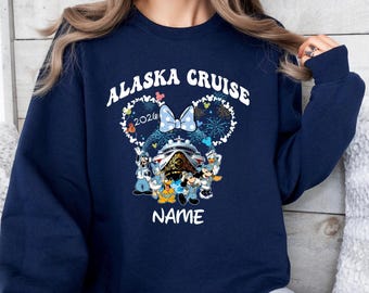 Personalized Mickey & Friends Disney Alaska Cruise Shirt, Disney Wonder Shirt, Alaska Family Cruise Trip 2026, Alaska Disney Cruise tee