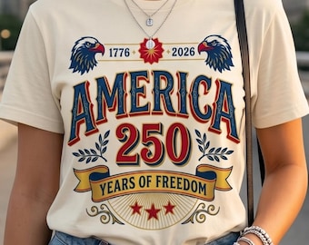 America 250 SVG PNG, Semiquincentennial Sublimation, 1776 To 2026 USA 250th Anniversary, Vintage Patriotic Western Eagle dtf Shirt Files