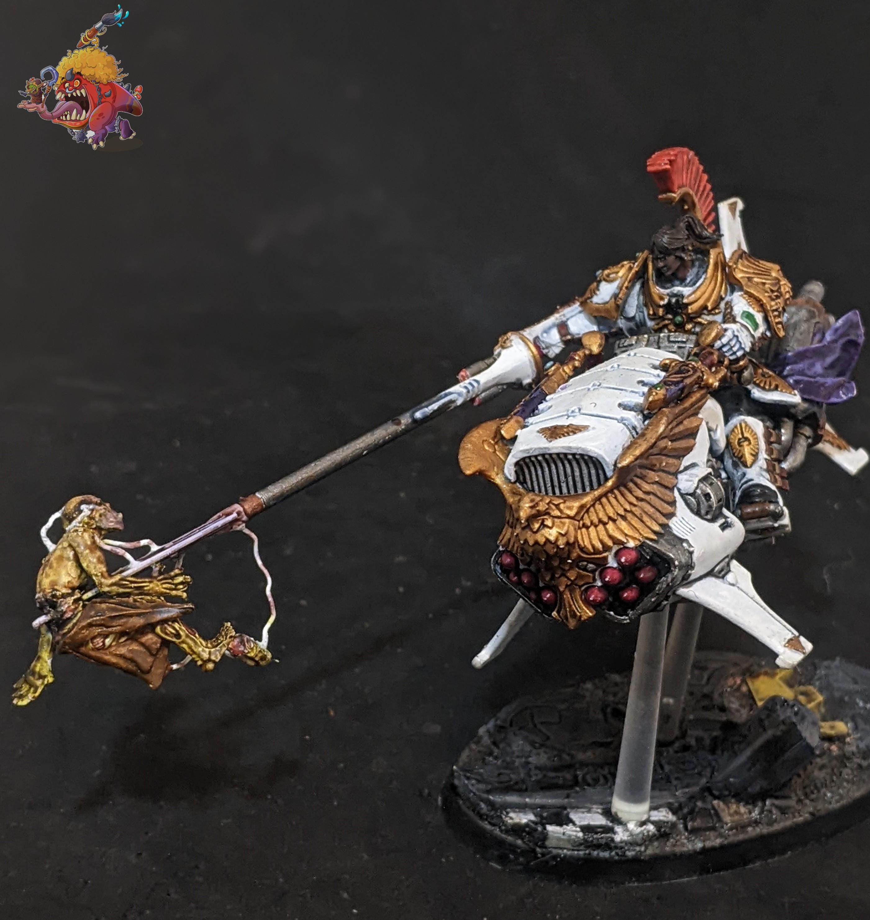 Warhammer 40k - Adeptus Custodes - Shield-Captain, Miniatura In Plastica Multiparte