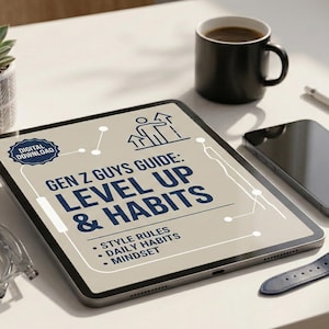 Gen Z Guys Guide: Level Up Style and Habits Digital Ebook