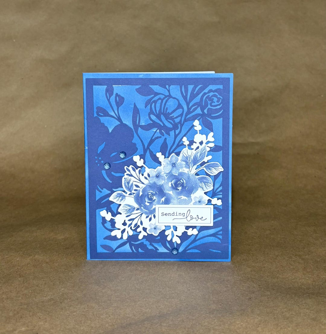 Handmade Card - Sending Love - Style #1 - Etsy
