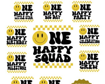 Ein glücklicher Dude PNG SVG Bundle, Sublimationsdesign zum 1.