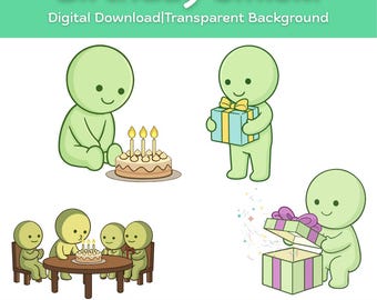 Smiski Glow SVG Bundle 4 Pack | Cute Kawaii Character PNG AI Pdf Jpg | Mini Spirit Clipart Designs | Cricut Silhouette Cut Files
