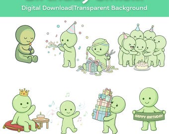 Smiski SVG Bundle 8 Designs | Cute Glow Characters PNG AI Pdf Jpg | Kawaii Mini Spirit Clipart | Cricut Silhouette Print and Cut Files