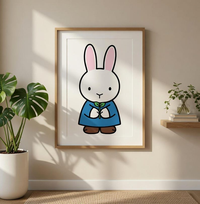 Cute Bunny SVG & PNG Bundle | 8 Kawaii Minimalist Rabbit Designs ...