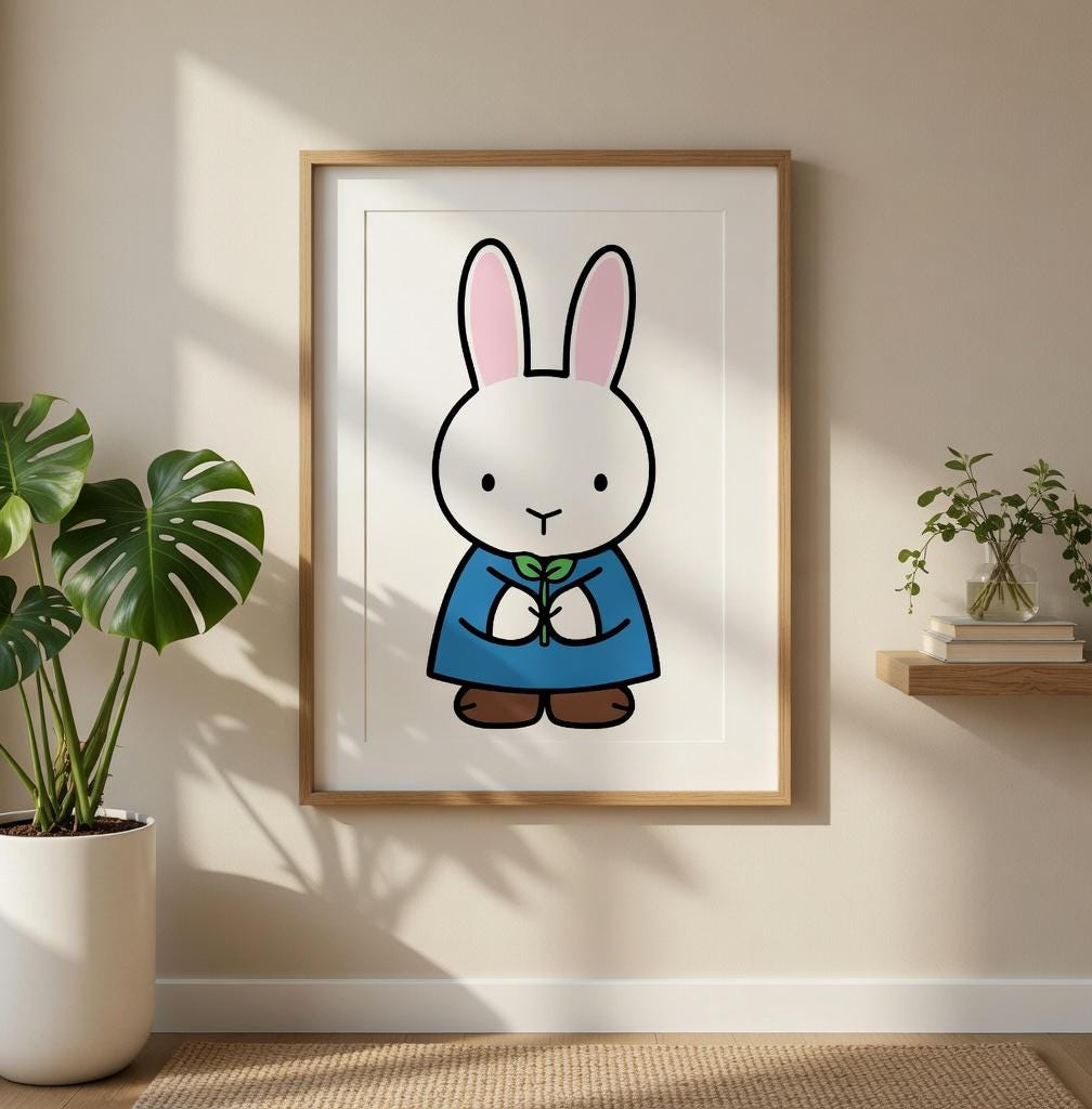 Cute Bunny SVG & PNG Bundle | 8 Kawaii Minimalist Rabbit Designs ...