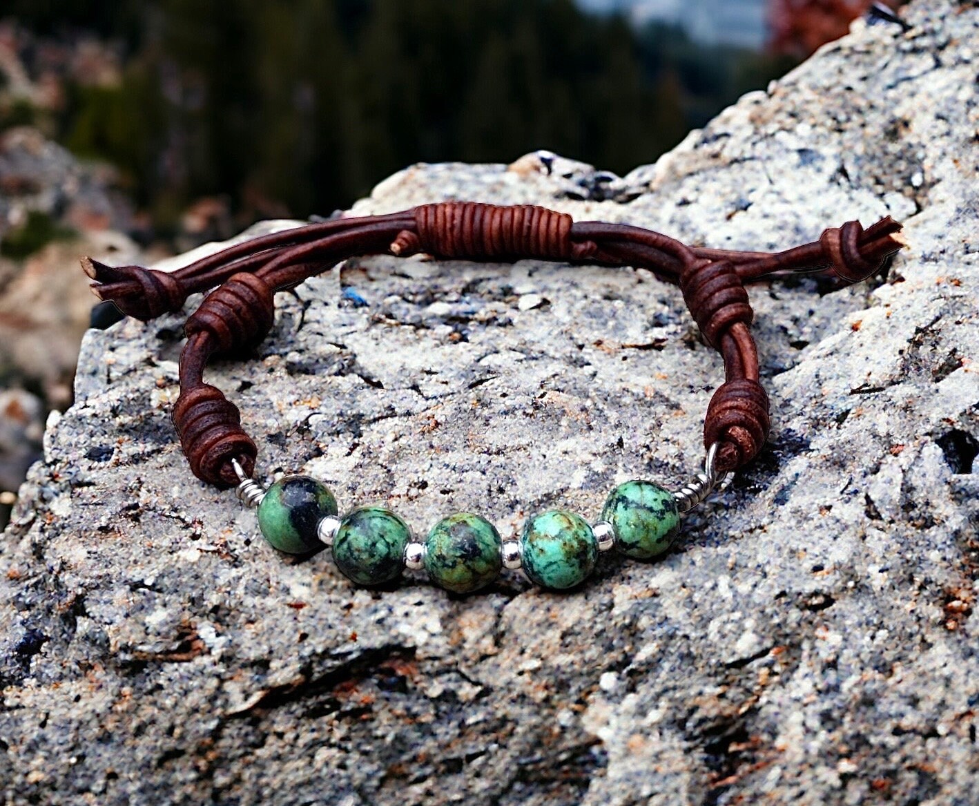Turquoise gemstone bracelet deals