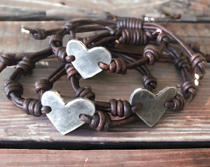 Silver Heart Bracelet