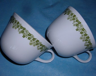 Two Corelle Spring Blossom cups
