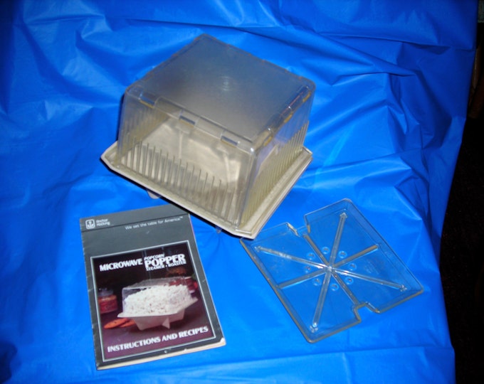 Anchor Hocking Microwave Popcorn Popper Etsy