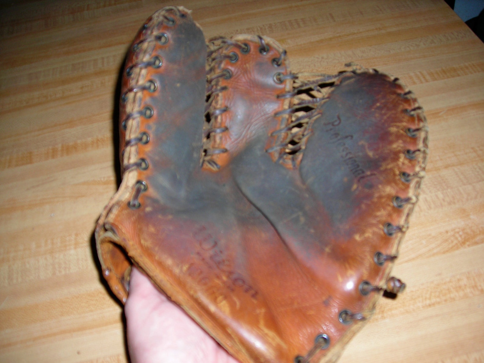1940s Wilson Professional A2660 Baseball Mitt Etsy