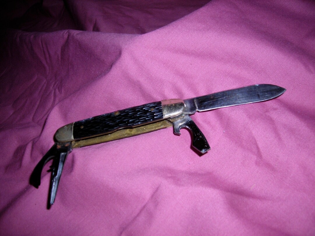 1960s Bakelite Pocket Knife Etsy