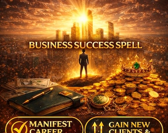Affärsframgångsformel, karriär- och rikedomsritual (digital produkt)
