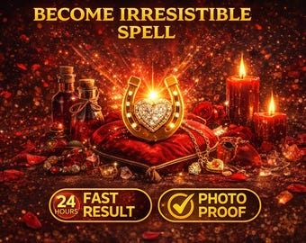 Bli oemotståndlig förtrollning, kraftfull attraktionritual, öka förförelseenergin, magnetisk auraaktivering, bli åtråvärd, kärleksuppmärksamhet-förtrollning