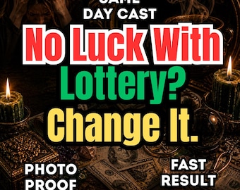 Powerful Lottery Luck Spell Instant Money Attraction Fast Big Win Energy Wealth Manifestation Prosperity Ritual Luck Booster Spell