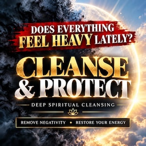 Deep Spiritual Cleansing  Protection, Negative Energy Removal, Cord Cutting, Evil Eye & Aura Cleanse