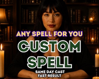 Powerful Custom Ritual Spell Manifest Any Wish Fast Love Spell Money Spell Success Protection Good Luck Spell Instant Results