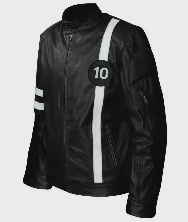 Ben 10 Handmade Real Leather Jacket – Alien Force & Omniverse Cosplay Costume