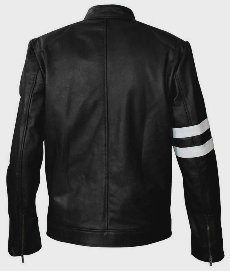 Handmade Ben 10 Inspired Albedo Cosplay Jacket | Red Leather Biker Jacket | Cosplay Outfit
