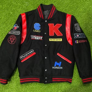 Veste universitaire personnalisée Reborn, veste de baseball universitaire personnalisée, cadeau streetwear pour hommes et femmes, vêtements d'extérieur rétro Y2K