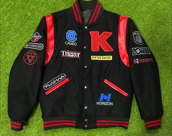 Reborn Custom Varsity Letterman Jacket,  Personalized College Baseball Jacket, Streetwear Gift for Men & Women Retro Y2K Outerwear