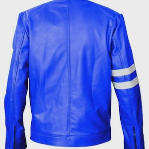 Handmade Ben 10 Inspired Albedo Cosplay Jacket | Red Leather Biker Jacket | Cosplay Outfit